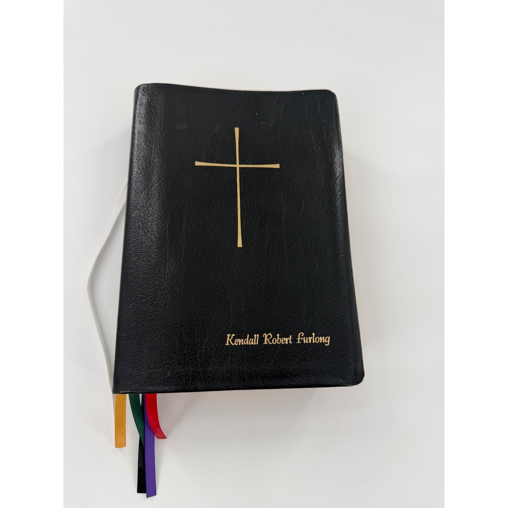 Episcopal Prayer Book and Hymnal 1982 Genuine Leather Black Gold Edged 2005